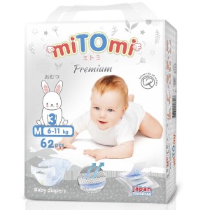 miTOmi Premium Подгузники-трусики М (6-10 кг), 58 шт.