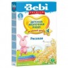 Детская каша Bebi Premium молочная 250 гр Рисовая с 4 мес